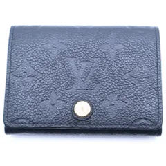 LOUIS VUITTON (ルイヴィトン) アンヴェロップ カルト ドゥ ヴィジット モノグラムアンプラント カードケース ブラック M58456
