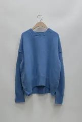 ウールカシミアニット / レディース FREE スカイブルー