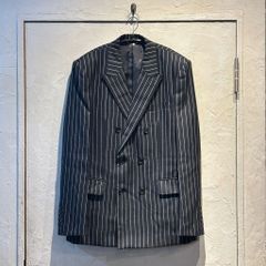 新品】GalaabenDジャガードチョークストライプ2Bテーラードジャケット 