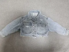 ザラキッズ クロップド デニムジャケット 120サイズ