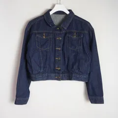 古着屋購入 デニム ジャケット Gジャン 131-026-3287 紺 M ●★4