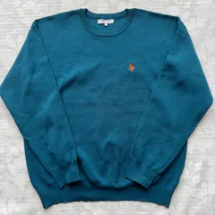 【美品】U.S. POLO ASSN. クルーネック ニット セーター LL