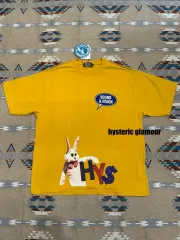 XL 100 HYSTERIC GLAMOUR(ヒステリックグラマー) THE SOUND ビジョン Tシャツ イェロー