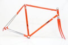 エディメルクス70年代希少ロードバイクフレームBB.ヘッドパーツ、クロモリ エディメルクス70年代希少ロードバイクフレームBB.ヘッドパーツ
