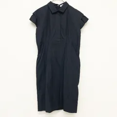 JIL SANDER  ジルサンダー ワンピース 襟付き プルオーバー 半袖 コットン ブラック イタリア製 レディース 34 b00922のサムネイル