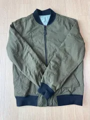 リバーシブル カーキ グレー MA-1ジャケット m (実際に着用 3回未満