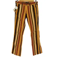 バーバリーブラックレーベル BURBERRY BLACK LABEL マルチストライプ ジップフライ フレアパンツ メンズ  76のサムネイル
