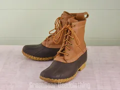 E559 USA製 L.L.Bean ビーンブーツ 茶 レディース 7M 24cmのサムネイル