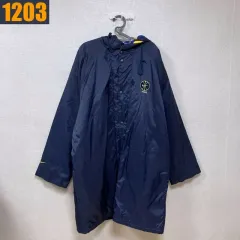 100 NIKE ナイキ ネイビー ロング ジャケット アウター 1203