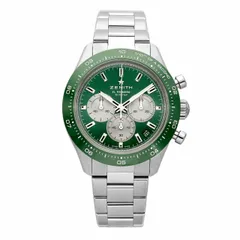 【新品】ゼニス 時計 クロノマスター スポーツ ヨシダ スペシャル 03.3108.3600/57.M3100 グリーン文字盤 自動巻き ZENITHのサムネイル