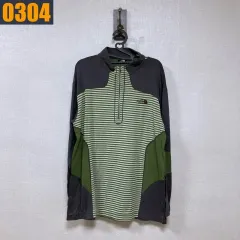 110 THE NORTH FACE ザノースフェイス 登山 ハーフジップ 長袖 Tシャツ