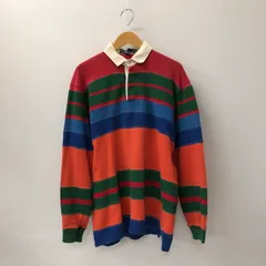 【中古品】Polo by Ralph Lauren ポロバイラルフローレン L/S RUGBY SHIRT ロングスリーブ ラガーシャツ 長袖 トップス 【147-250129-kk-28-tei】