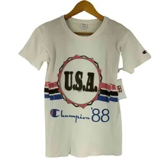 チャンピオン Champion 80S USA製 トリコタグ フロントプリント Tシャツ メンズ import：S 