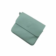 W 未使用品 nanca ナンカ レザーミニウォレット 財布 カードケース コインケース 牛革 レディース ブラック nnc-08 64130