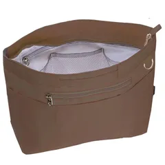 【新品】 バッグインバッグ インナーバッグ 軽量 収納 トートバッグ用 バッグ レディース (10.ｺｺｱﾌﾞﾗｳﾝ, M) 0