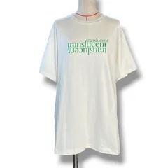 AMERI アメリ MEDI TRANSLUCENT BIG TEE 23ss オーバーサイズ Tシャツ 半袖 トップス ロゴ ホワイト グリーン 白 緑 サイズF レディース 夏 ゴーゴー古着マルイ北千住店 2 No.2067のサムネイル