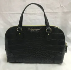MAC064	modaprincipe モーダプリンチペ 本革 クロコ型押しレザーハンドバッグ