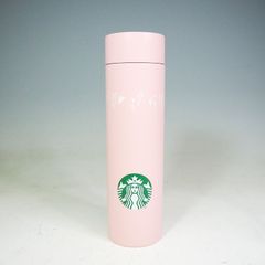 ギフトボックス入りリサイクルステンレスミニボトルマットピンク