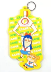 【中古】財布・パスケース(キャラクター) ポプ子＆ピピ美(イエロー) シュールなラバーパスケース 「ポプテピピック」