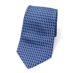 エルメス シルク ネクタイ シェーヌダンクル柄 ストライプ 中古 ABランク