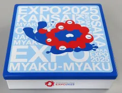 【中古】小物入れ・収納ケース ミャクミャク チョコチップクッキー(缶のみ) 「EXPO2025 大阪・関西万博」