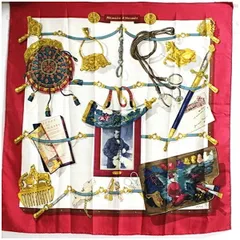 エルメス シルク スカーフ カレ90 Memorie d' Hermes エルメスの思い出 中古 ABランク HERMES レディース 女性