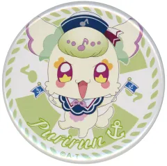 【中古】バッジ・ピンズ プリルン 「キミとアイドルプリキュア♪ 海と空の境界線 缶バッジ」 プリティストア限定