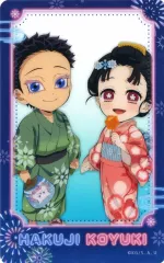 【中古】キャラカード 狛治＆恋雪 アクリルクリアカード 「鬼滅の刃 花火大会2025 ufotable WEBSHOPくじ 狛治と恋雪」 D賞