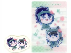 【中古】グッズセット 中在家長次＆七松小平太 ステッカー＆クリアカードセット 「フリューくじ 忍たま乱太郎 ふんわり桜もちぴこの段」 ステッカー＆クリアカードセット賞