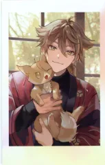 【中古】キャラカード 伏見ガク(こたつ/枠ホワイト/ノーマル) 「バーチャルYouTuber にじさんじ TOGABITO New Year 2026 -AKEOME- ランダムチェキ風カード」