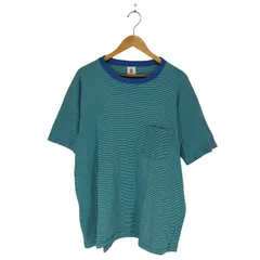ギャップ Gap 90S USA製 袖裾シングル ボーダー カットソー メンズ import：XL 