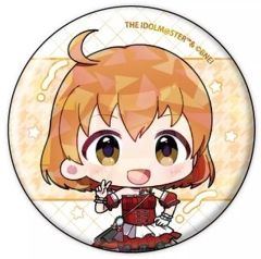 [중고] 배지·빈즈 야부키 카나 [아이돌 마스터 밀리언 라이브! 트레이딩 홀로그램 캔 배지(57mm) 04. 아이돌 의상 ver. (미니 캐릭터 일러스트)]