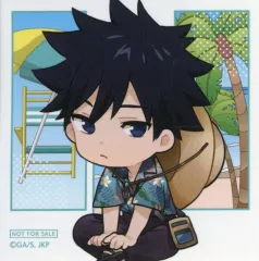 【中古】シール・ステッカー 伏黒恵(麦わら帽子) ステッカー 「まるくじ 呪術廻戦 Aloha vibes」 購入特典