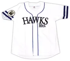【中古】衣類 福岡ソフトバンクホークス 球団創設80周年記念ユニフォーム 男性フリーサイズ ホワイト