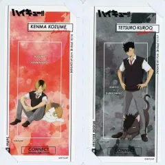 【中古】食玩 ステッカー・シール 孤爪研磨＆黒尾鉄朗 「ハイキュー!! きゃらくたぶるステッカーズ4」