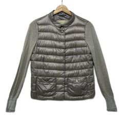 希少サイズ44✨ヘルノ ニットコンビダウン カシミヤ シルク グレー系 希少サイズ44✨ヘルノ ニットコンビダウン カシミヤ シルク グレー系