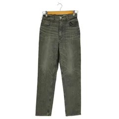 マウジー moussy PLAIN JEANS BLK STRAIGHT SLIM レディース 27inch 