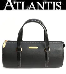 バーバリー BURBERRY ノバチェック ハンドバッグ ミニボストンバッグ 黒 G金具 【74450】