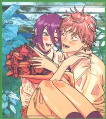 チェンソーマン レゼ篇 来場者特典 藤本タツキ ミニ色紙風カード 第二弾