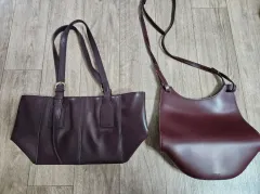 スタンドオイル ショルダ—バッグ & バーガンディ ト—トバッグ