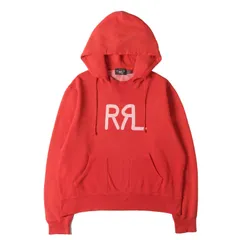 RRL ダブルアールエル パーカー レッド サイズ:XXL | 近年モデル | RRLロゴプリント 後付けフード 前V セパレートポケット スウェットパーカー | トップス フーディー【メンズ】【中古】のサムネイル