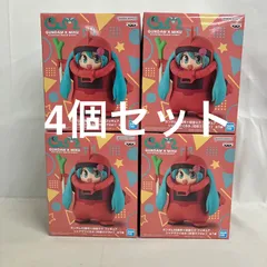 未開封 初音ミク ガンダム45周年 シャアザクぐるみ フィギュア 4個セット SF4597 c107