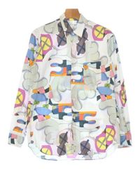 新品タグ付】マルニ 20SS 総柄シャツ 長袖 ミリタリー イタリア製 46 