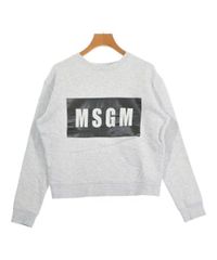 MSGM ロゴ スウェット トレーナー 裏起毛 グレー XS イタリア製 y2k