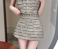 キュービックミニスカート ゲストルック