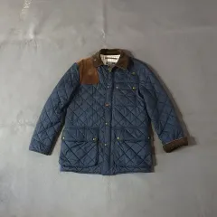 ポロ キャンプトン キルティング アウター ジャケット M ネイビー