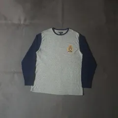 ポロ 月桂樹ロゴ ワッフル ロングスリーブ XL