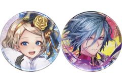 [중고] 배지 핀스 녹스 루미스 필레스 56mm 캔 배지 2개 세트 [MAGIC 복권 퀴즈 RPG 마법사와 검은 고양이 위즈 12th ANNIVERSARY 복권] D-8상