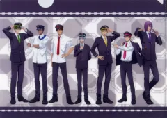 【中古】クリアファイル 集合 A4クリアファイル 駅員風ver. 描き下ろしイラスト 「黒子のバスケ POP UP SHOP in 東京キャラクターストリート」