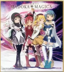 【中古】食玩 雑貨 8.キュゥべえ＆ほむら＆杏子＆マミ＆さやか/箔押し 「魔法少女まどか☆マギカ色紙ART」
